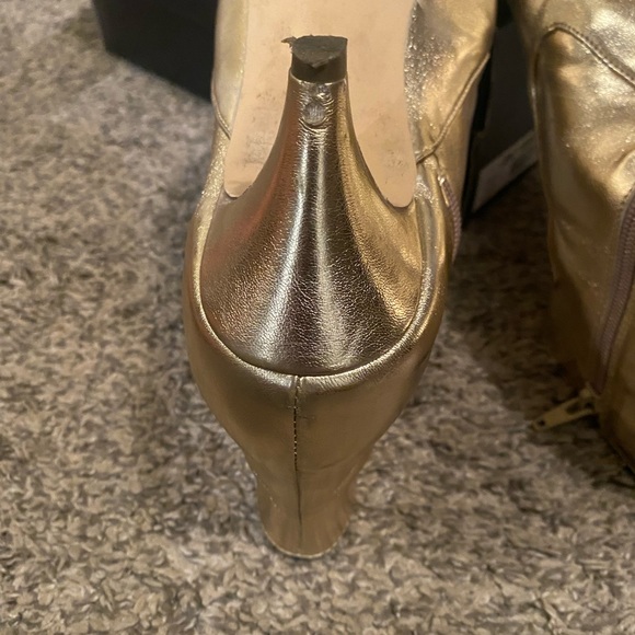 Free People Gold Booties - Picture 6 of 8